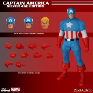 One:12 Collective Marvel Captain America (Silver Age Edition) Action Figure