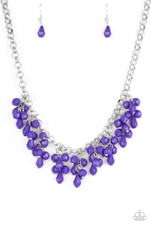 Paparazzi Necklace ~ Modern Macarena - Purple