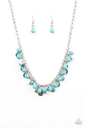 Paparazzi Necklace ~ Prehistoric Prima Donna - Blue