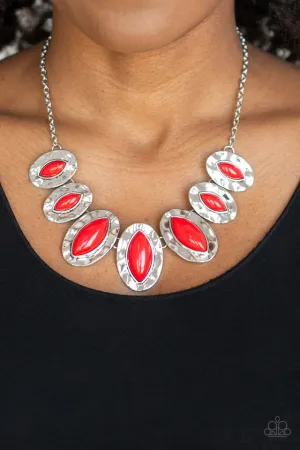 Paparazzi Necklace ~ Terra Color - Red