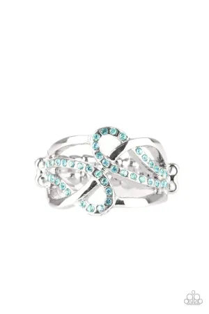 Paparazzi Ring ~ More Or FLAWLESS - Blue