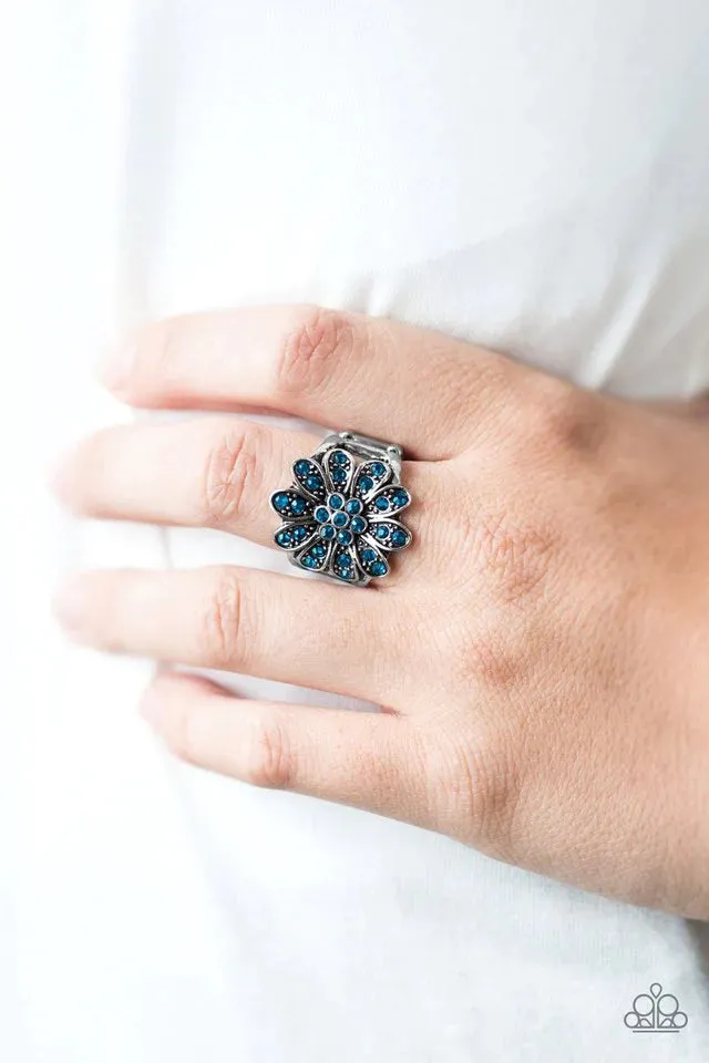 Paparazzi Ring ~ Peppy Perennial - Blue