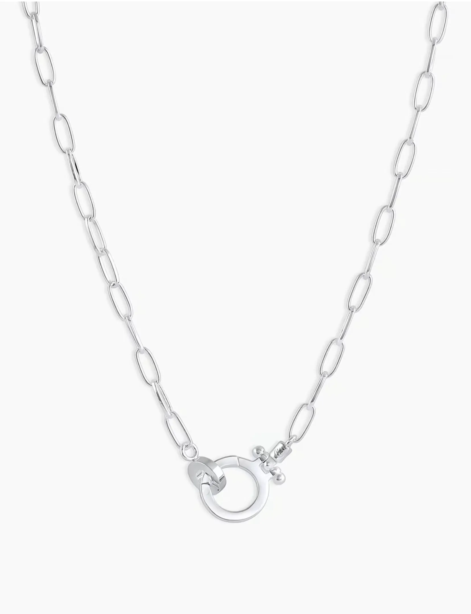 Parker Mini Necklace, Silver