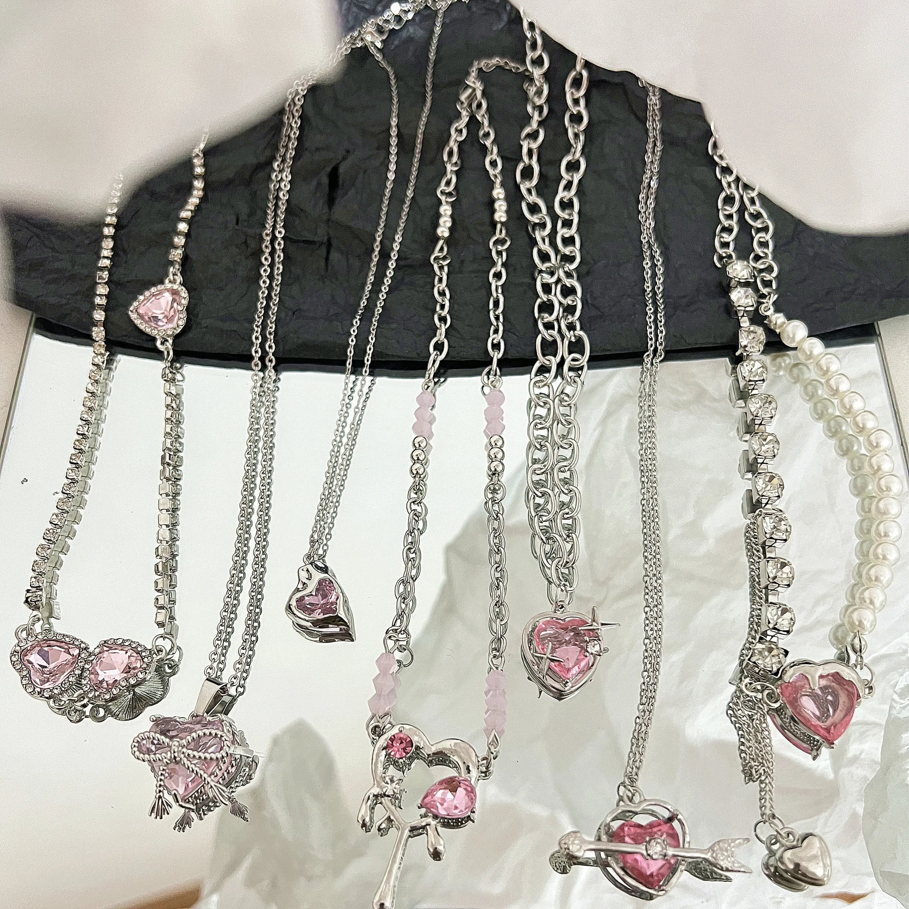 Pretty Pink Princess Necklaces