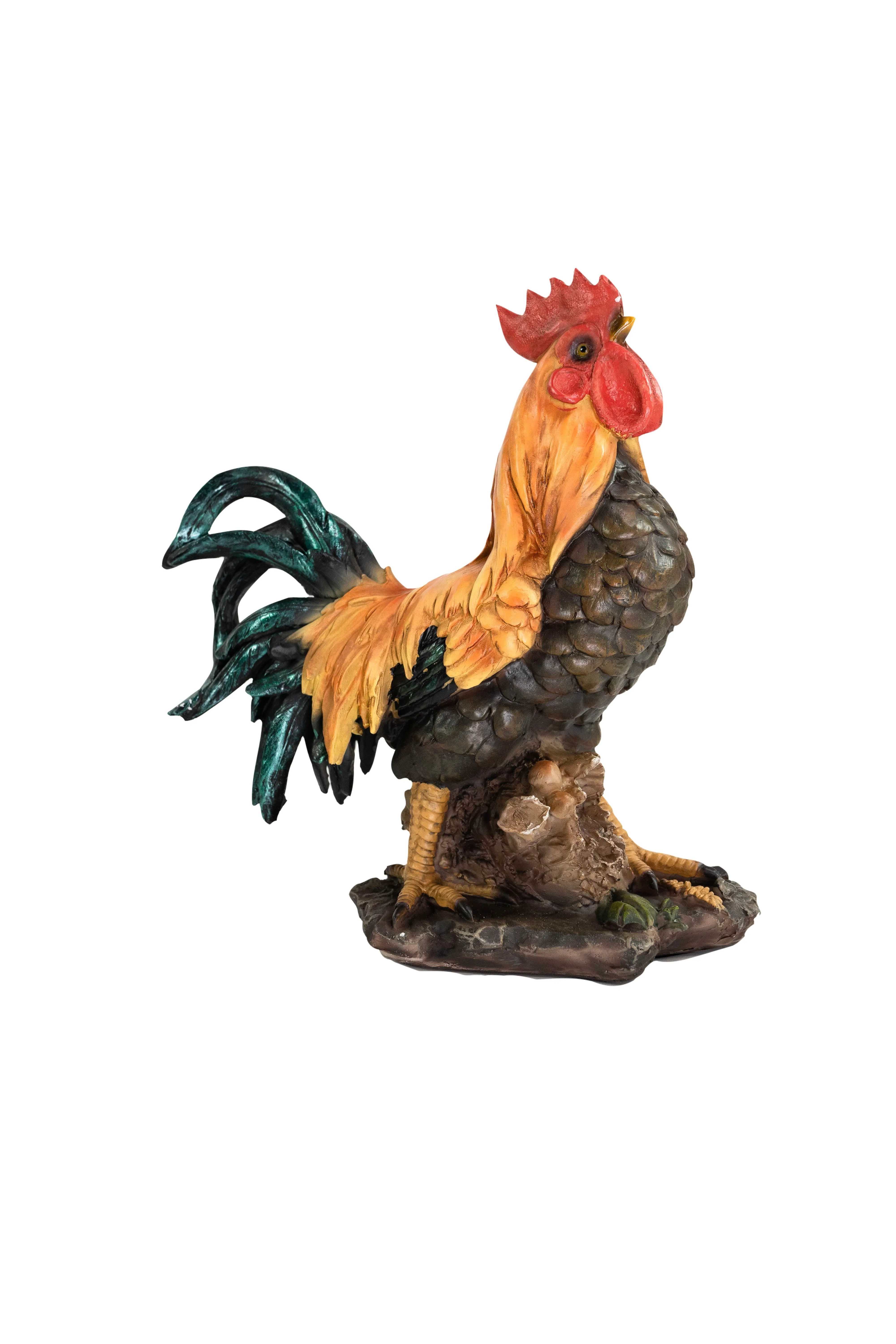 Rooster Standing Statue