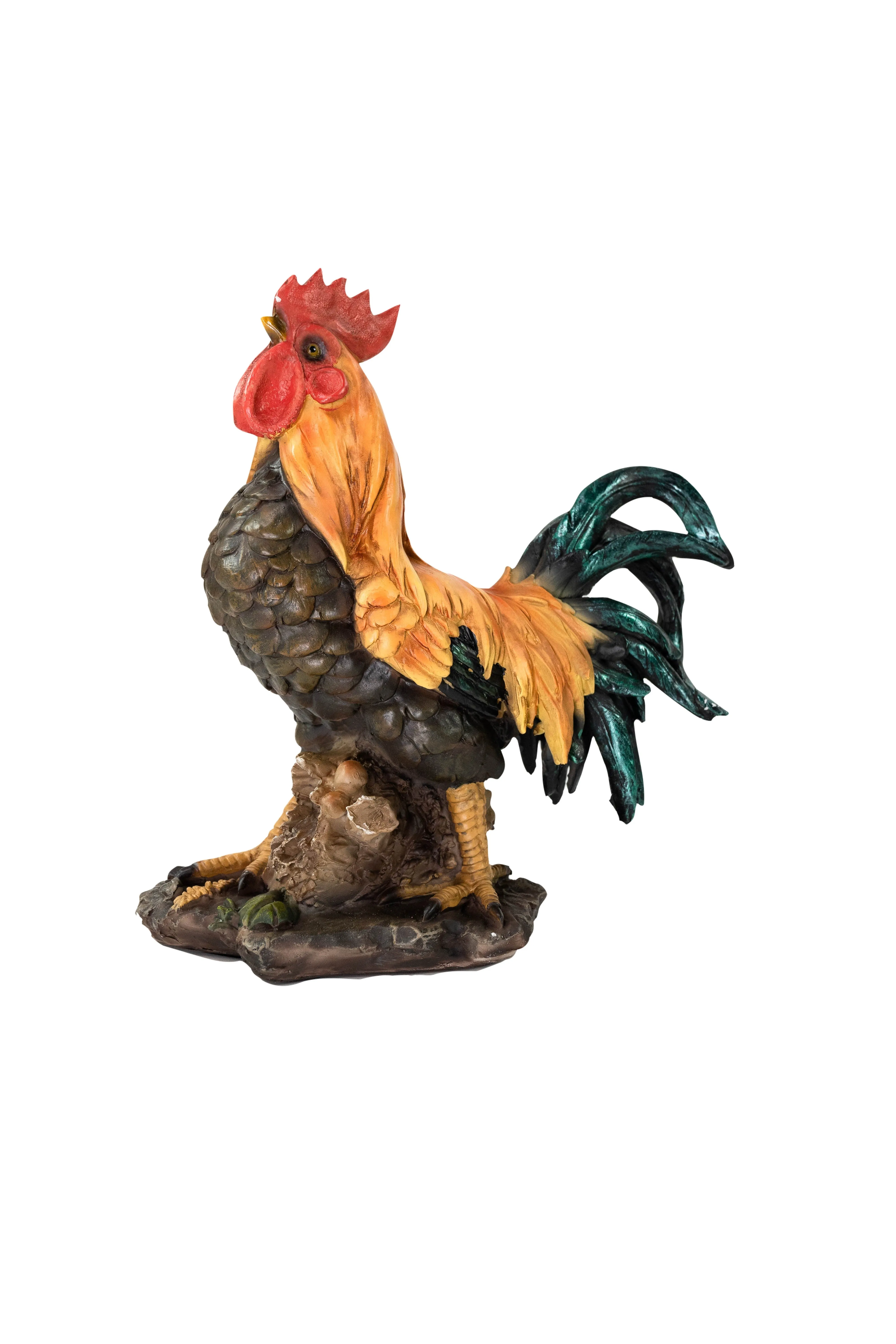 Rooster Standing Statue