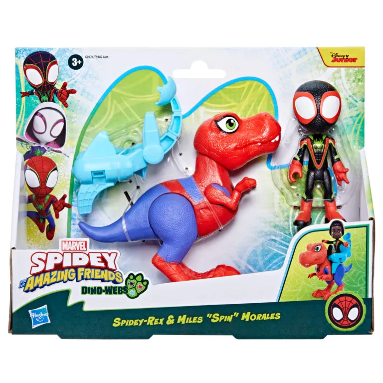 Spidey And His Amazing Friends Lg Dino Hero Accessory Miles Morales