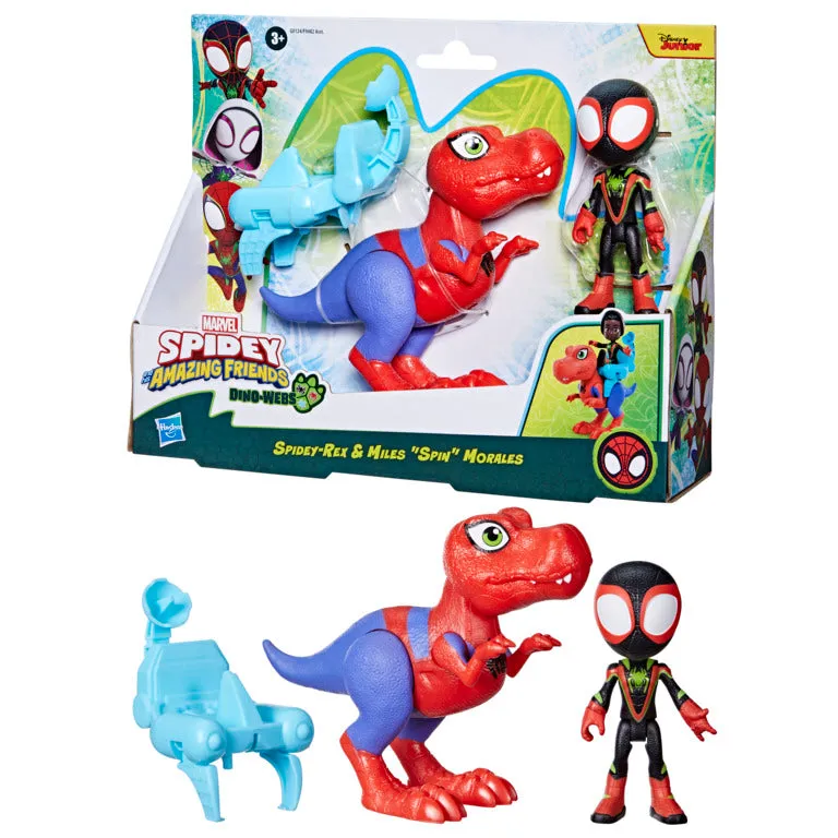 Spidey And His Amazing Friends Lg Dino Hero Accessory Miles Morales