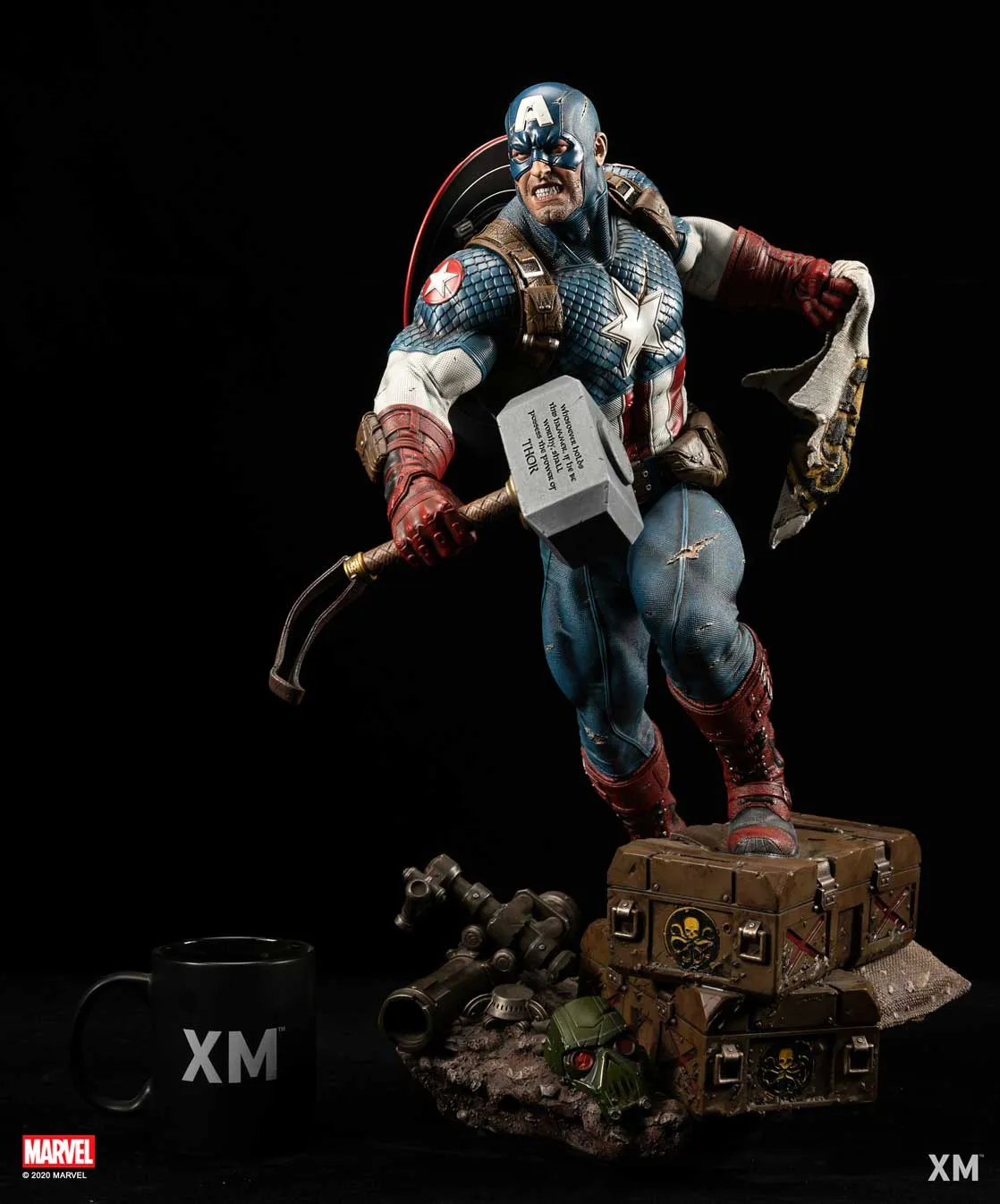 Ultimate Captain America Version B Statue