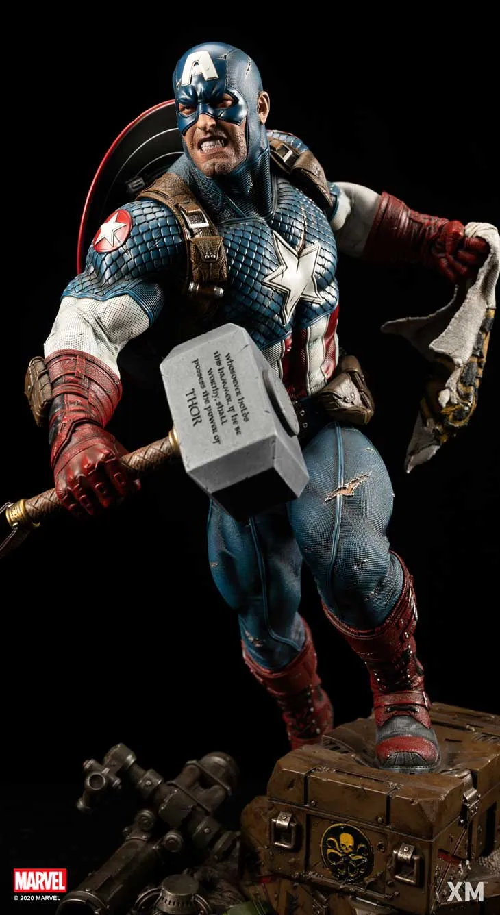 Ultimate Captain America Version B Statue