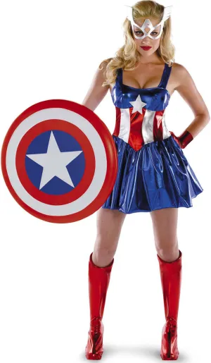 Women Captain America Costume